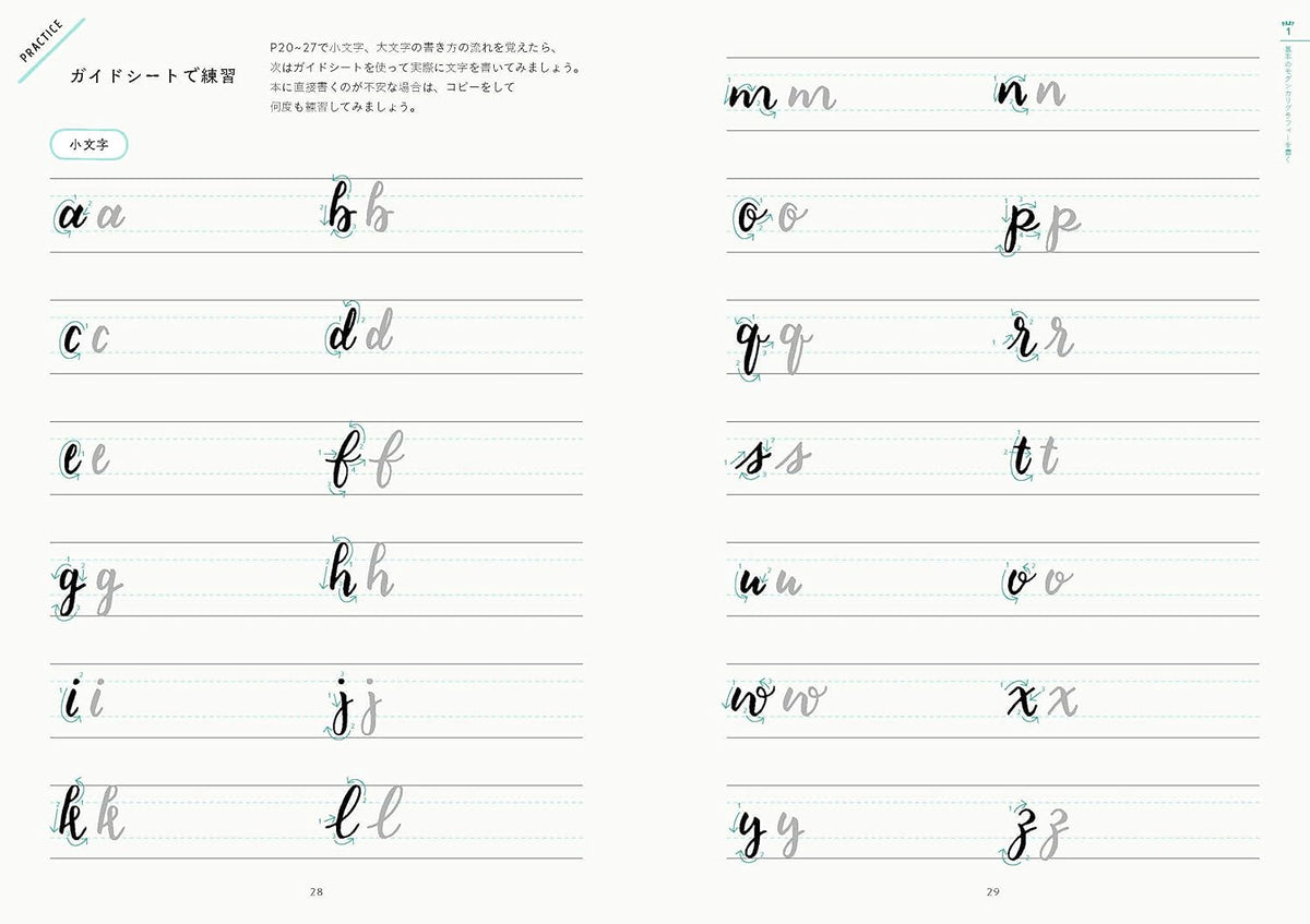 筆ペンで綴る はじめてのモダンカリグラフィー