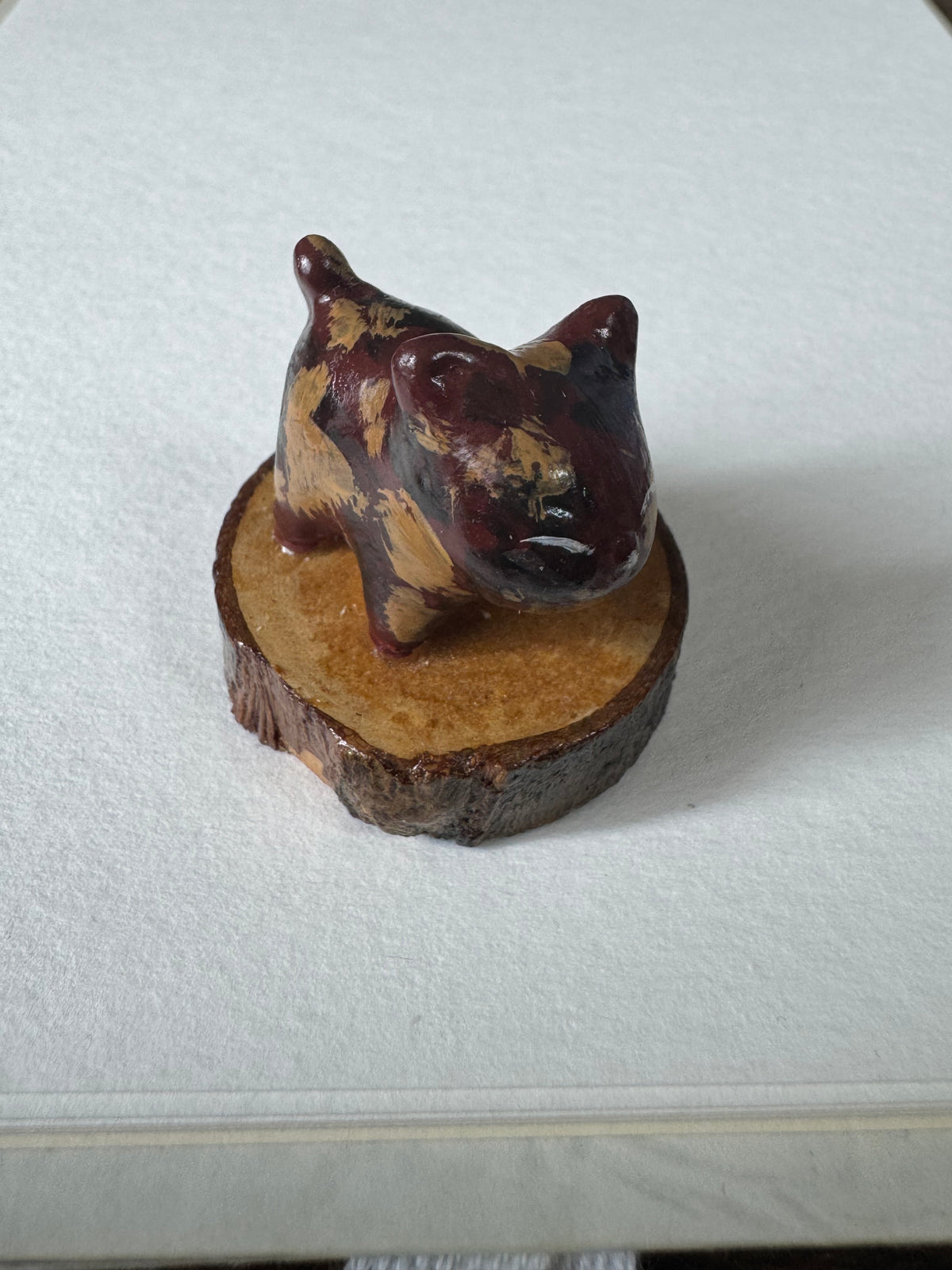 猫 ミニフィギュア サビねこ