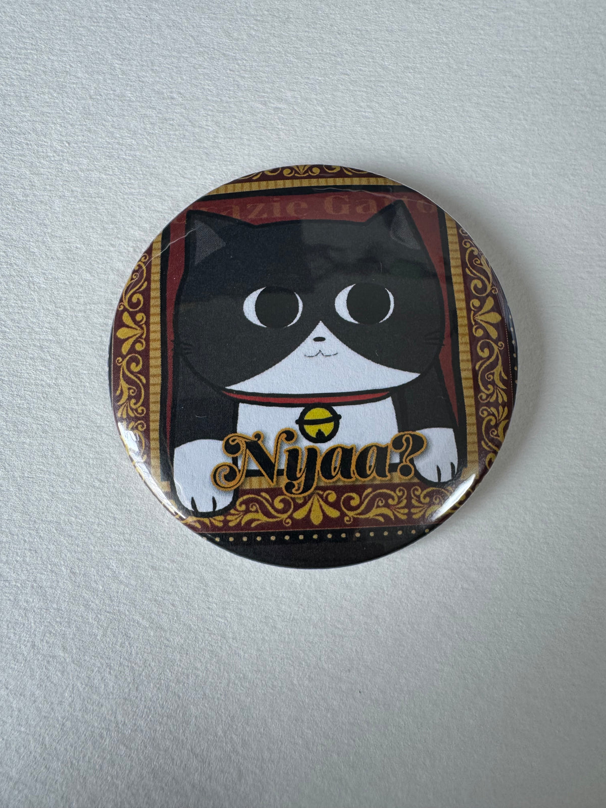 缶バッジ Nyaaねこパッチリ目
