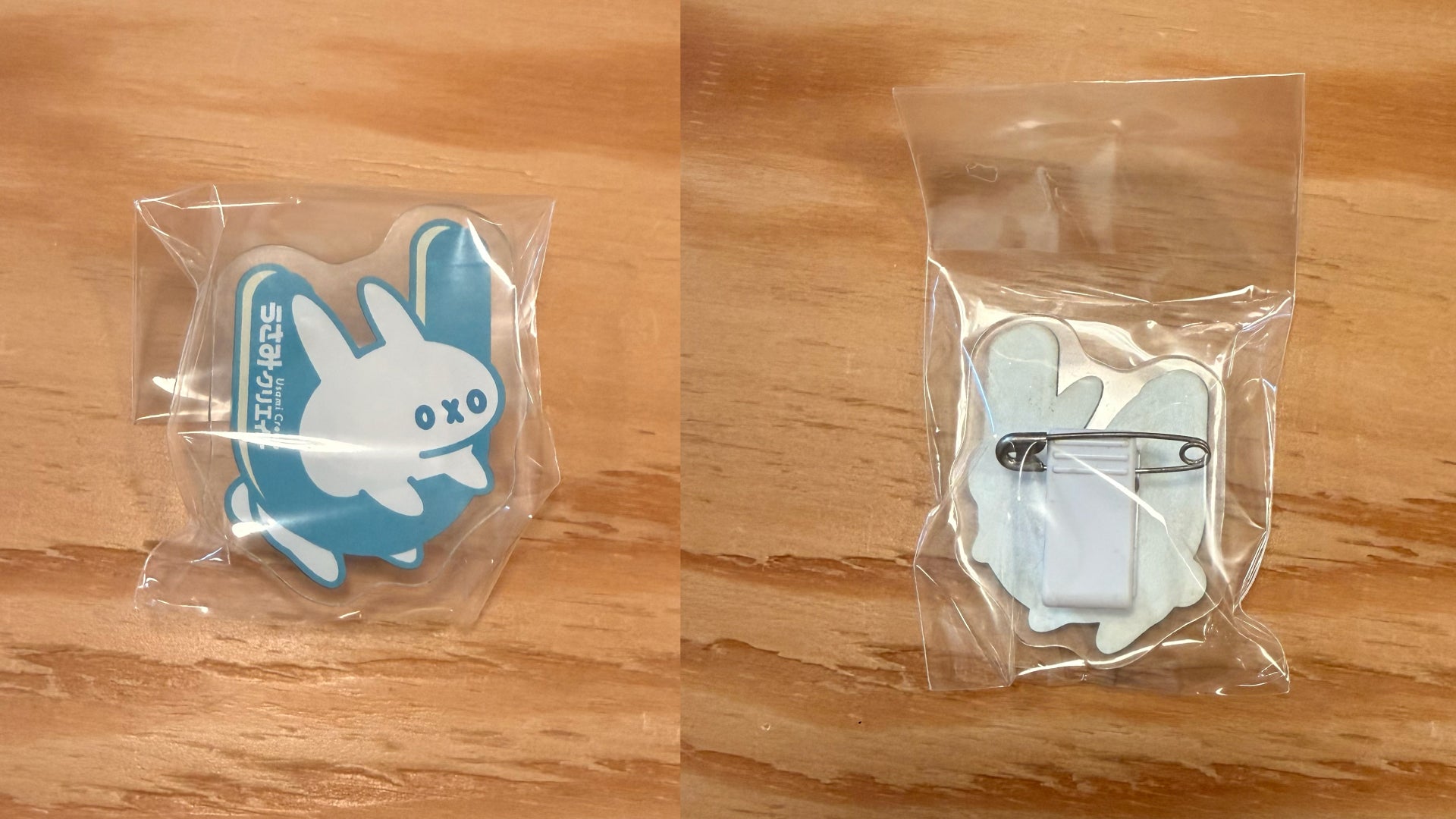 うさみクリエイト　アクリルバッジ