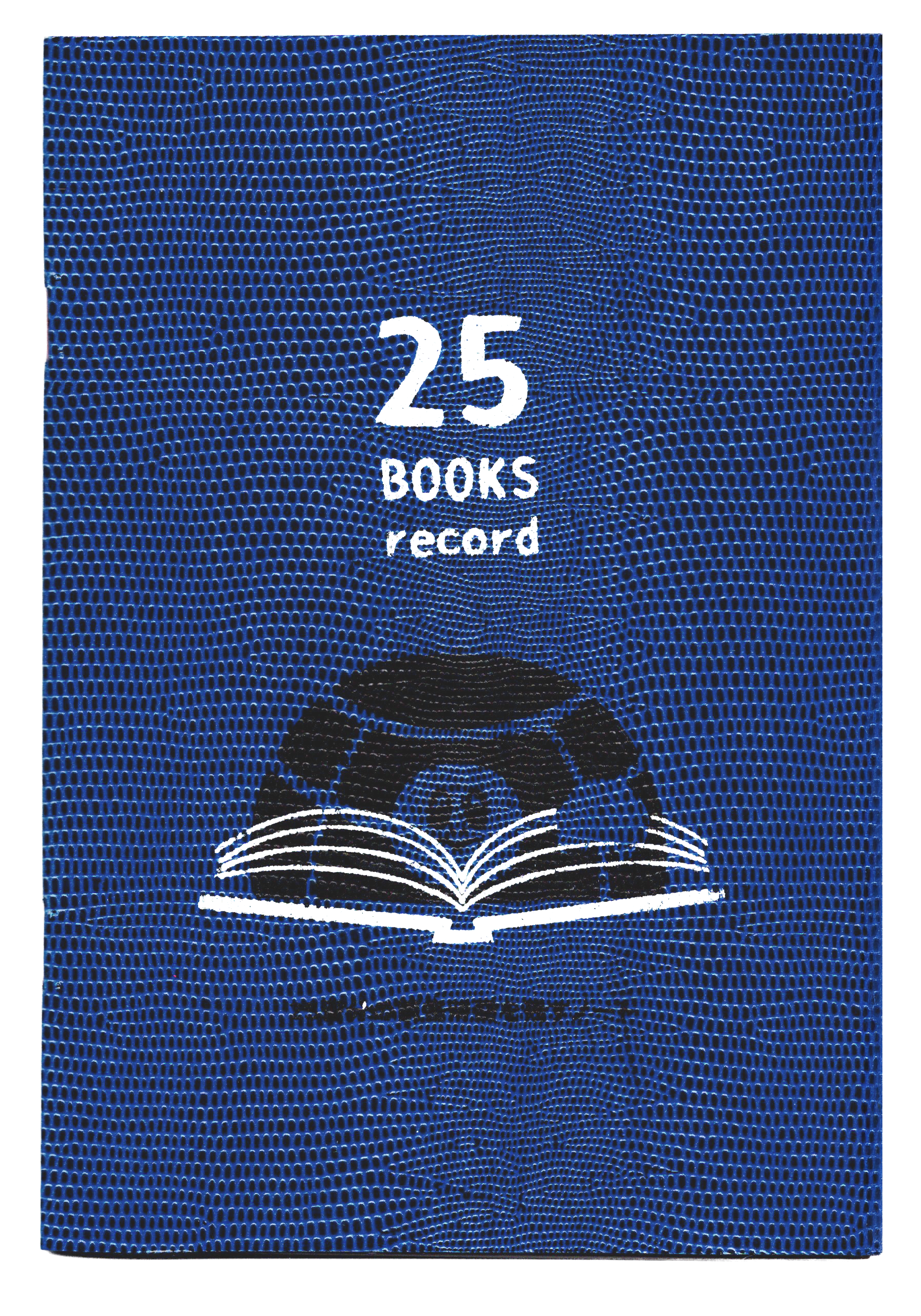25 BOOKS record（25冊の本を記録できる読書ノート）