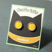 Cat's iris / ピアス / Amber